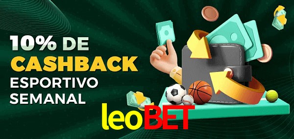 10% de bônus de cashback na leobet